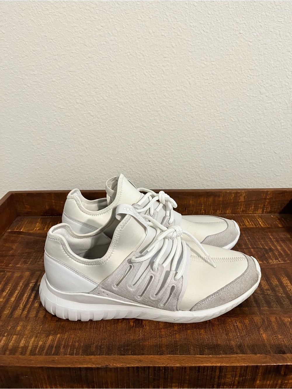 adidas White Men’s Tubular Sneakers